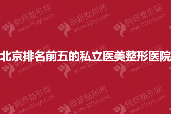 北京排名前五的私立医美整形医院
