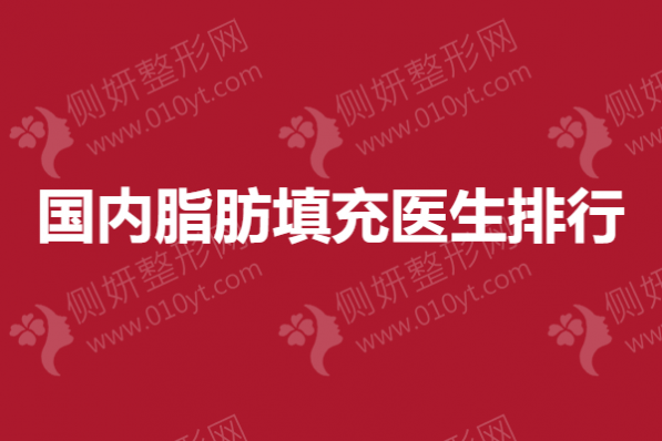国内脂肪填充医生排行