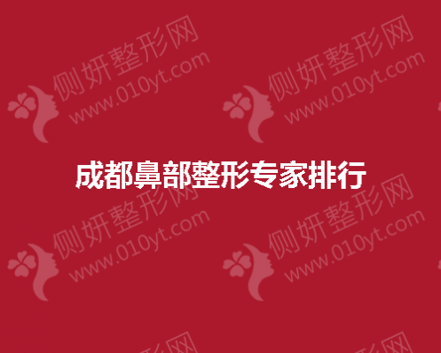 成都鼻部整形专家排行
