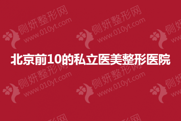 北京前10的私立医美整形医院