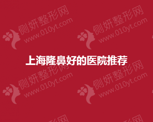 上海市隆鼻好的医院推荐