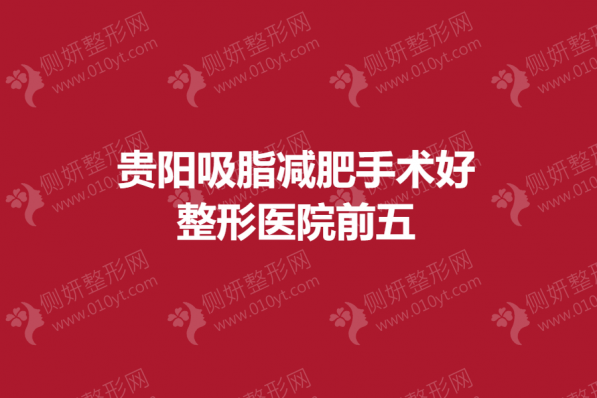 贵阳吸脂减肥手术好的整形医院前五