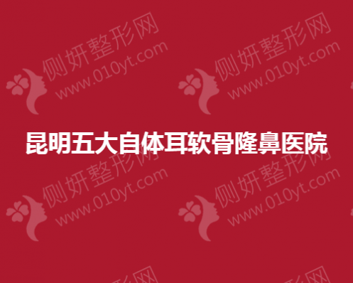 昆明五大自体耳软骨隆鼻医院