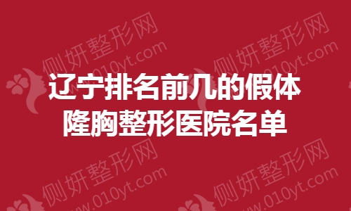 辽宁排名前几的假体隆胸整形医院名单