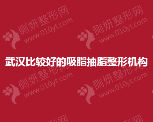 武汉比较好的吸脂抽脂整形机构