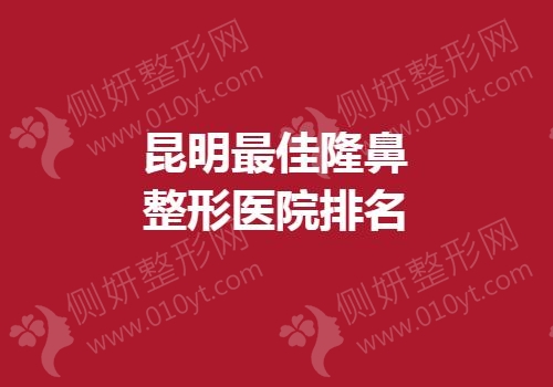 昆明最佳隆鼻整形医院排名