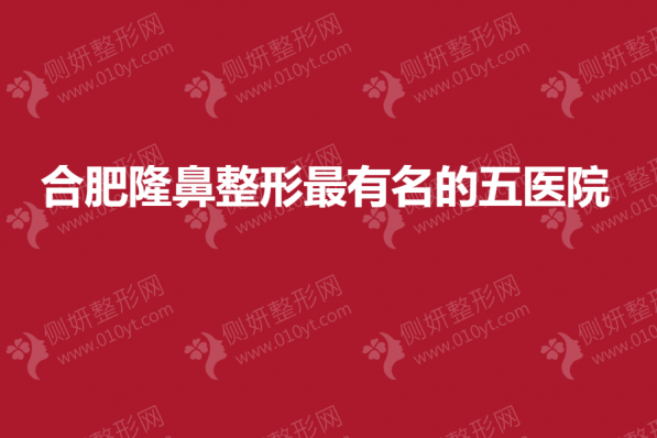 合肥隆鼻整形最有名的五医院