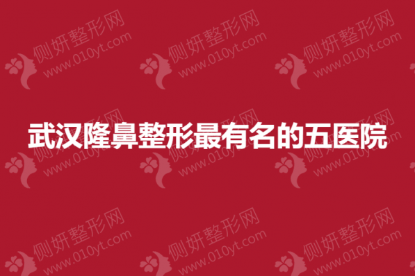 武汉隆鼻整形最有名的五医院