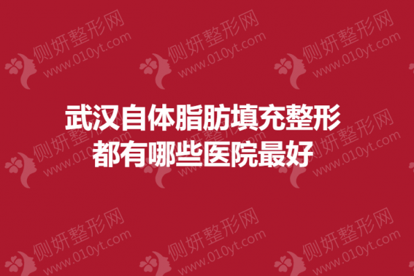 武汉自体脂肪填充整形都有哪些医院最好