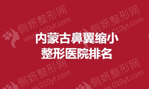 内蒙古鼻翼缩小整形医院排名