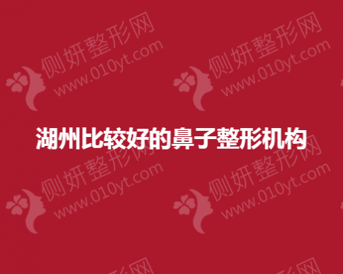 湖州比较好的鼻子整形机构