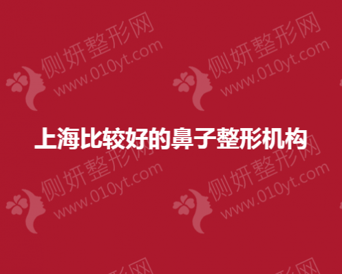 上海比较好的鼻子整形机构