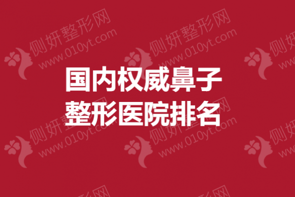 国内权威鼻子整形医院排名