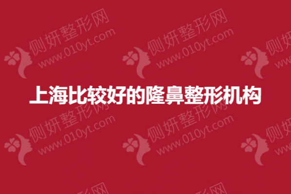 上海比较好的隆鼻整形机构