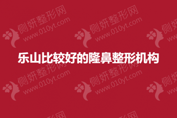乐山比较好的隆鼻整形机构