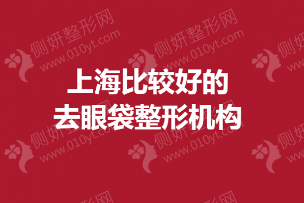 上海比较好的去眼袋整形机构