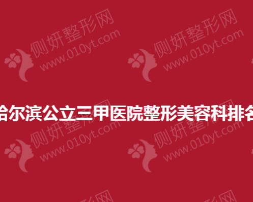 哈尔滨公立三甲医院整形美容科排名