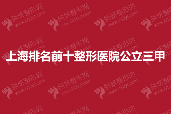 上海排名前十整形医院公立三甲