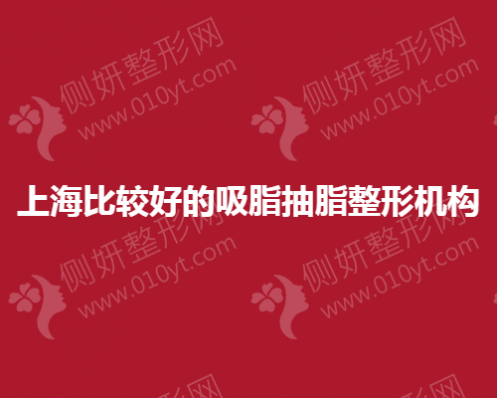 上海比较好的吸脂抽脂整形机构