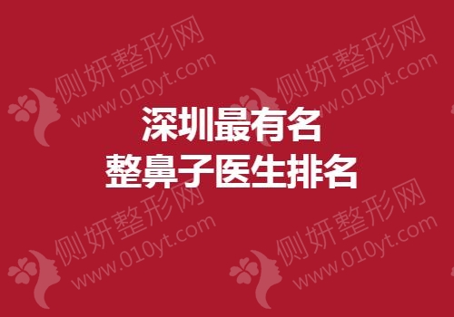 深圳最有名整鼻子医生排名