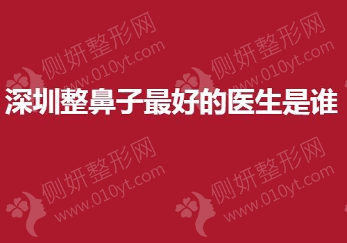 深圳整鼻子最好的医生是谁