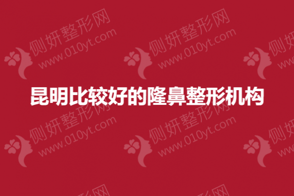 昆明比较好的隆鼻整形机构
