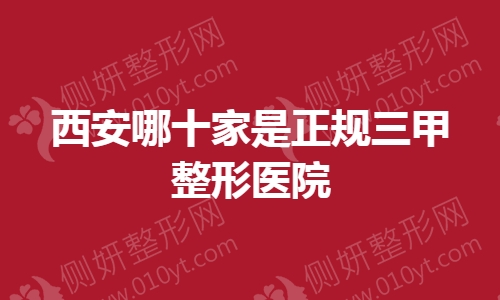 西安哪十家是正规三甲整形医院