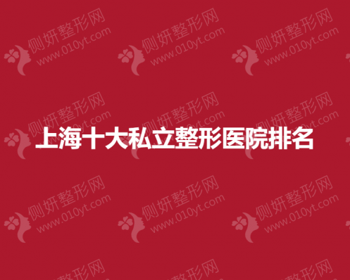 上海十大私立整形医院排名