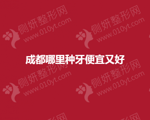 成都哪里种牙便宜又好
