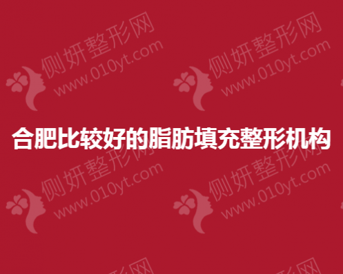 合肥比较好的脂肪填充整形机构