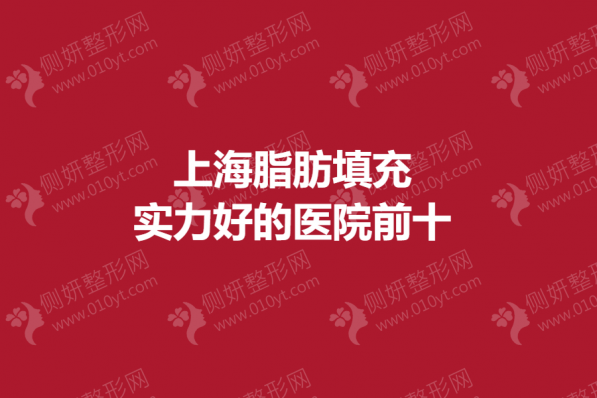 上海脂肪填充实力好的医院前十的
