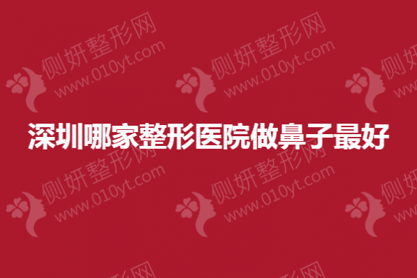 深圳哪家整形医院做鼻子最好