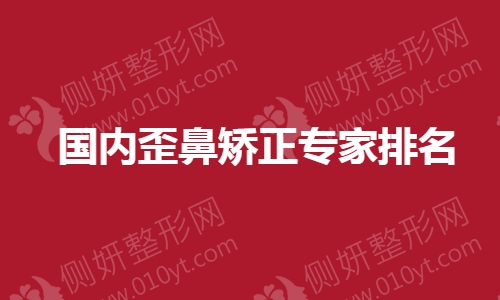 国内歪鼻矫正专家排名