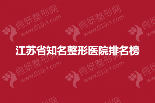 江苏省知名整形医院排名榜