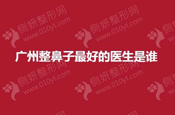 广州整鼻子最好的医生是谁