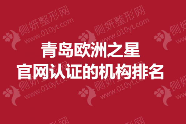 青岛欧洲之星官网认证的机构排名