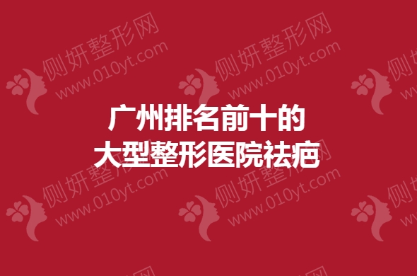 广州排名前十的大型整形医院祛疤