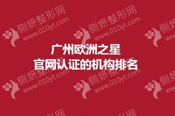 广州欧洲之星官网认证的机构排名