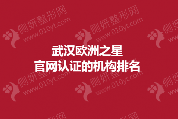 武汉欧洲之星官网认证的机构排名