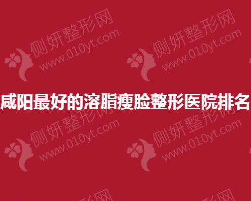 咸阳最好的溶脂瘦脸整形医院排名