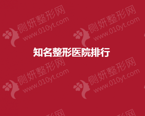 知名整形医院排行