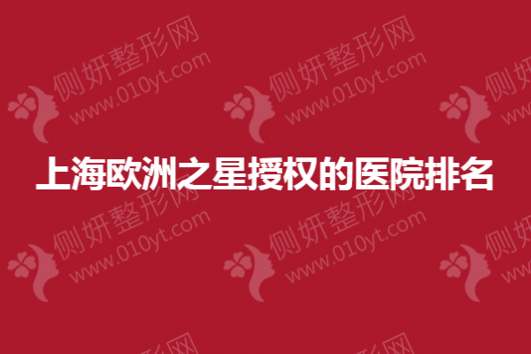 上海欧洲之星授权的医院排名榜
