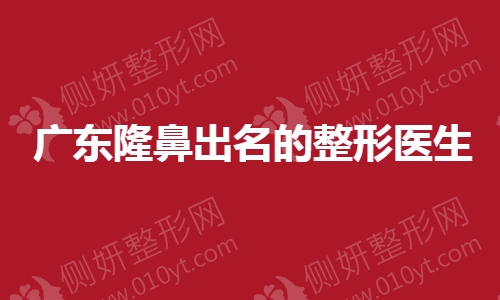 广东隆鼻出名的整形医生