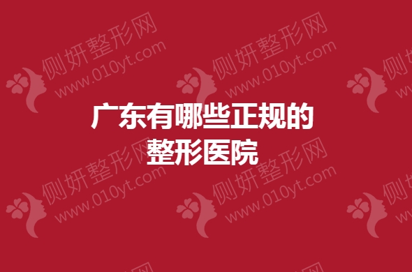 广东有哪些正规的整形医院