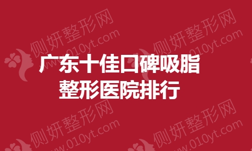 广东十佳口碑吸脂整形医院排行