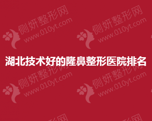湖北技术好的隆鼻整形医院排名