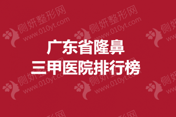 广东省隆鼻三甲医院排行榜