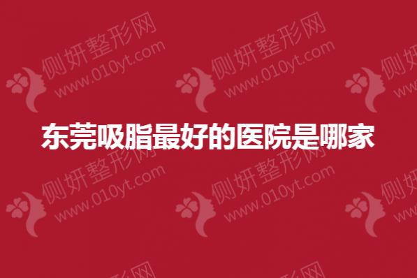 东莞吸脂最好的医院是哪家