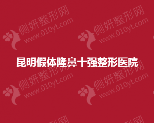 昆明假体隆鼻十强整形美容医院