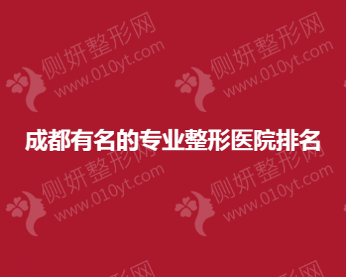 成都有名的专业整形医院排名